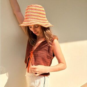 CHILLAX Sunny day raffia hat